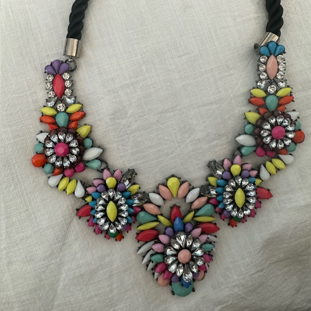 Eye Candy La Multicolored Statement Necklace - image 2
